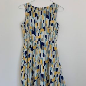 Patterned print dress